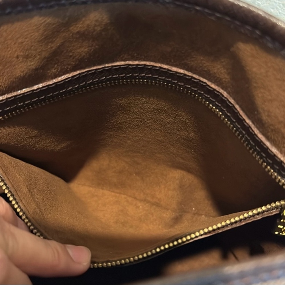 Louis Vuitton Brown Ebene Bucket Tote Bag - Picture 10 of 14